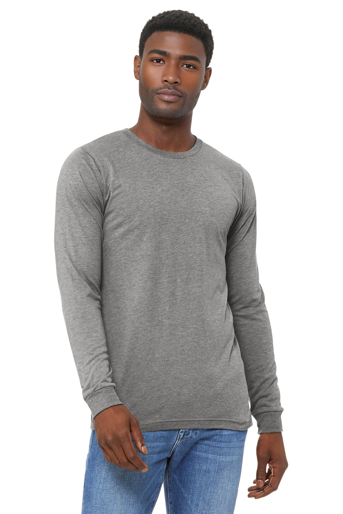 BELLA+CANVAS® Unisex Textured Jersey V-Neck Tee