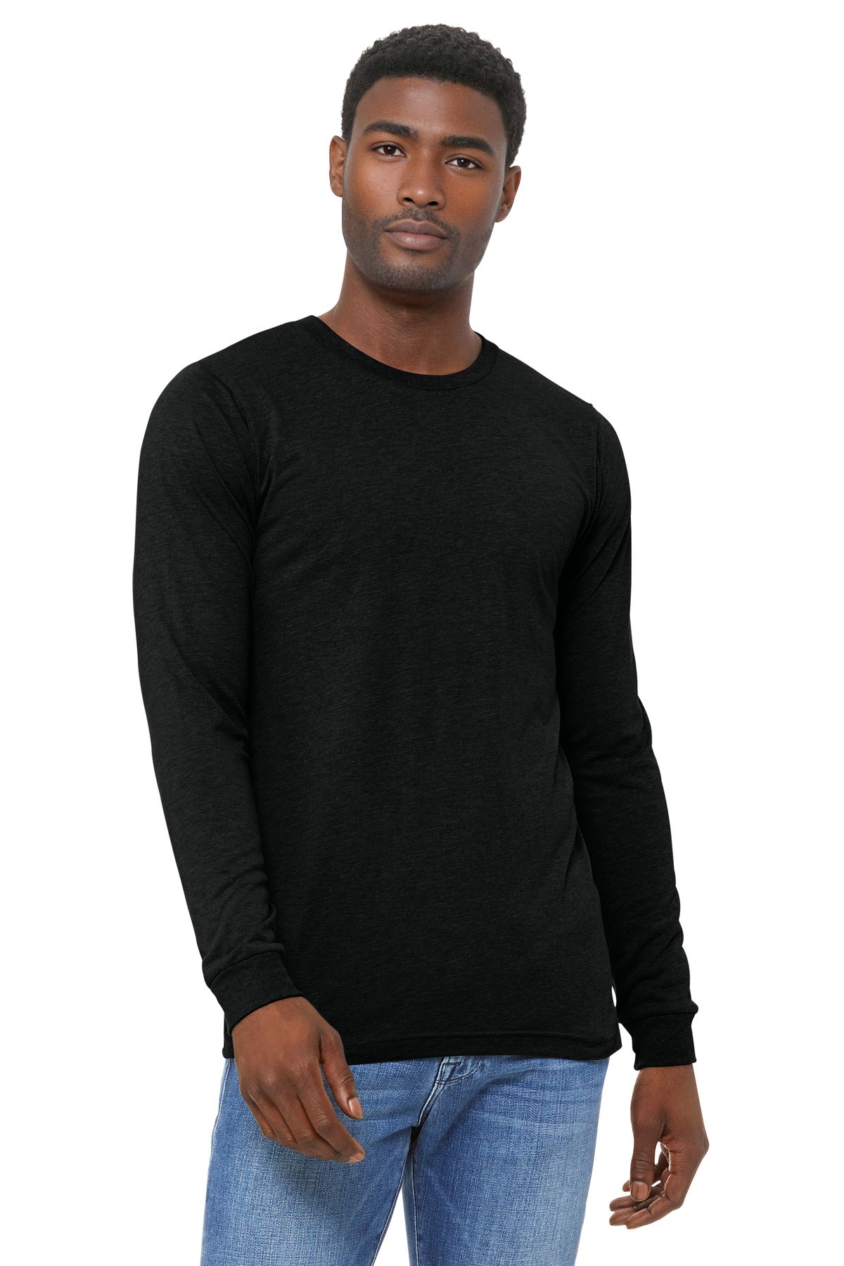 BELLA+CANVAS® Unisex Textured Jersey V-Neck Tee
