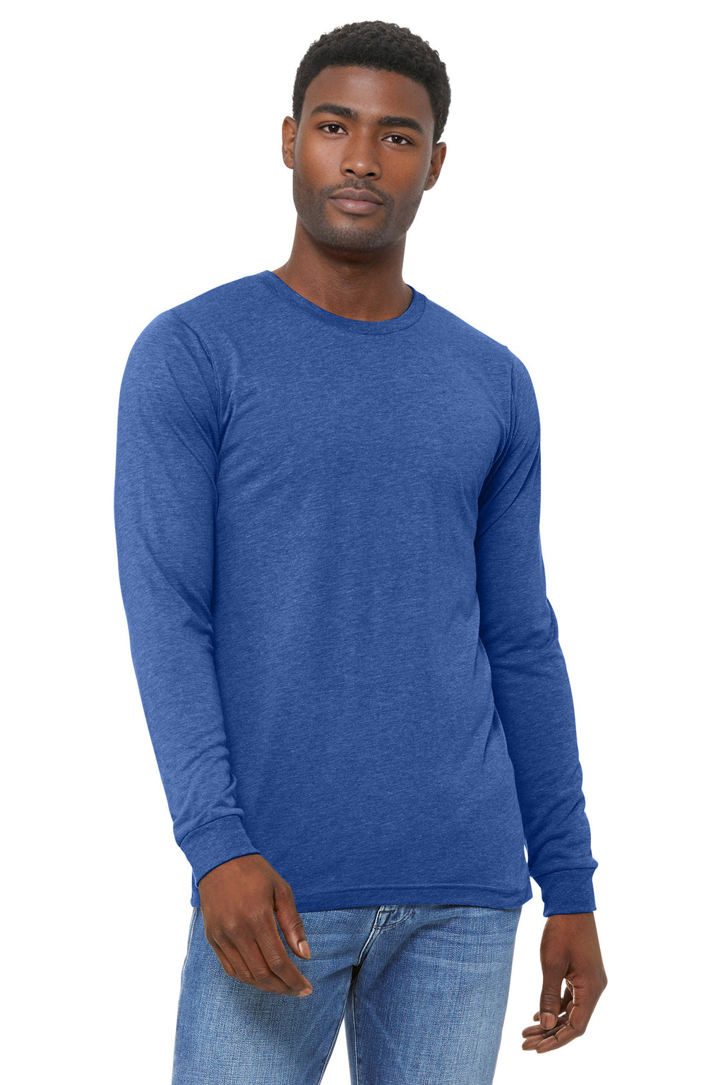 BELLA+CANVAS® Unisex Textured Jersey V-Neck Tee