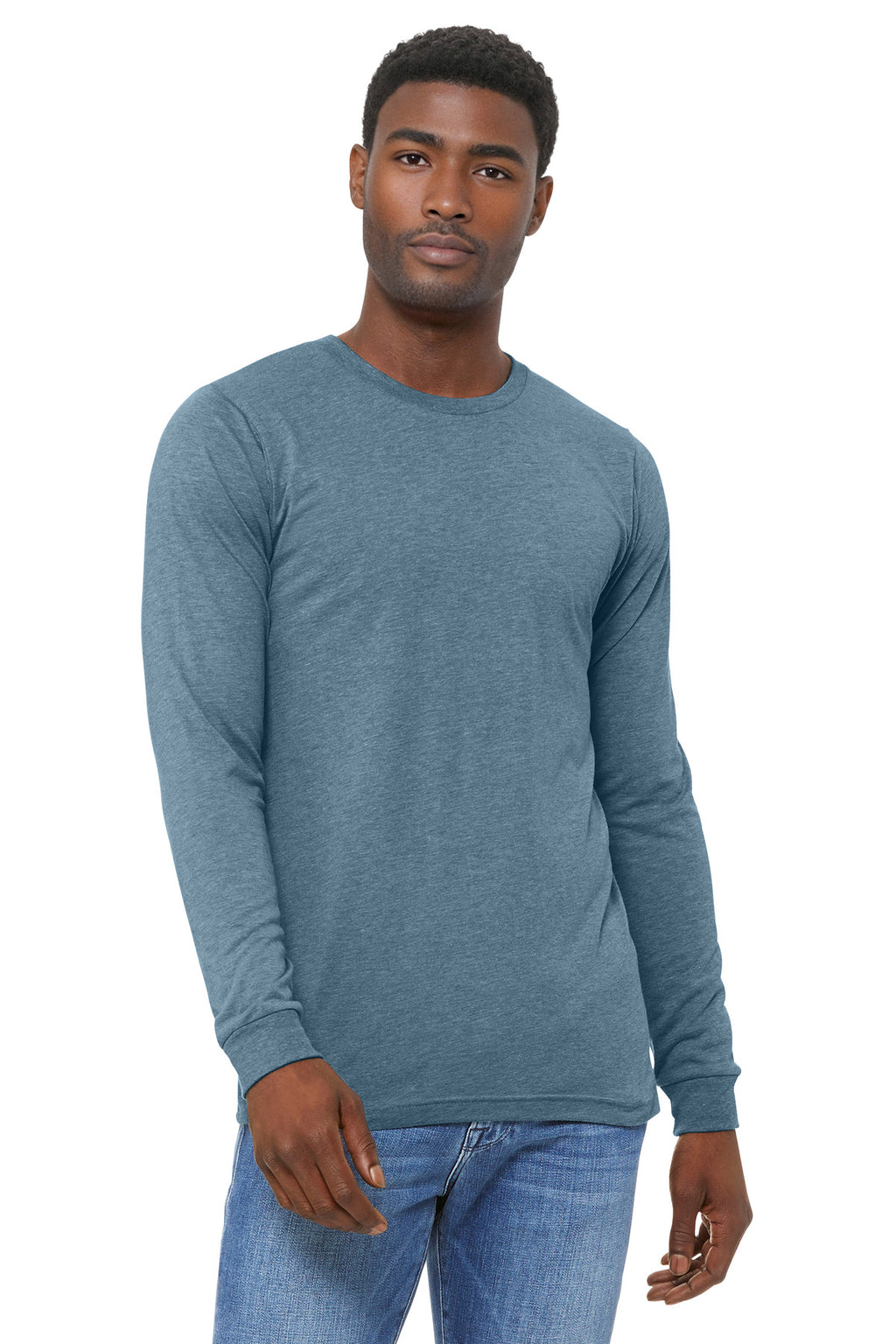 BELLA+CANVAS® Unisex Textured Jersey V-Neck Tee
