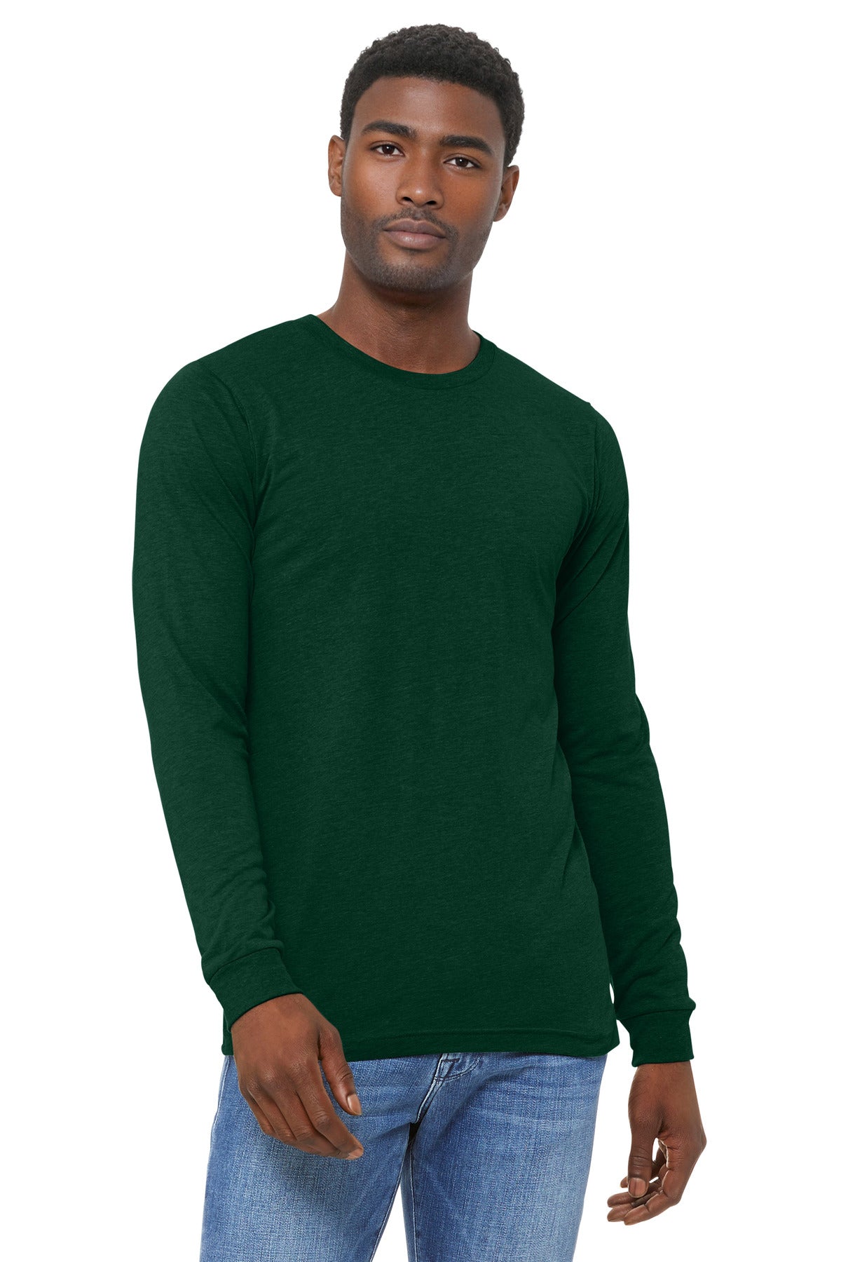 BELLA+CANVAS® Unisex Textured Jersey V-Neck Tee