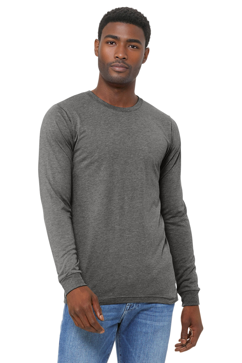 BELLA+CANVAS® Unisex Textured Jersey V-Neck Tee