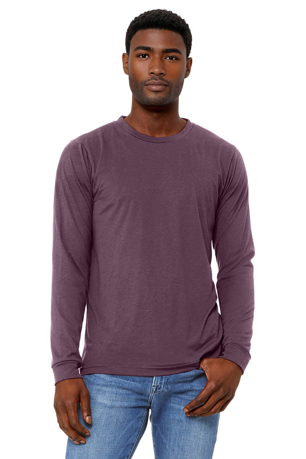 BELLA+CANVAS® Unisex Textured Jersey V-Neck Tee