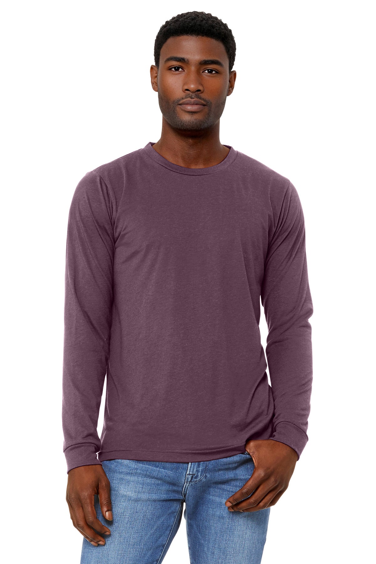 BELLA+CANVAS® Unisex Textured Jersey V-Neck Tee