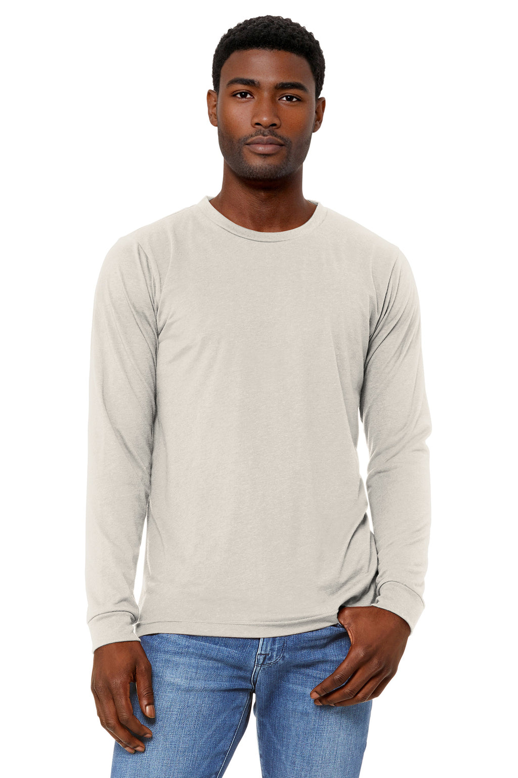 BELLA+CANVAS® Unisex Textured Jersey V-Neck Tee