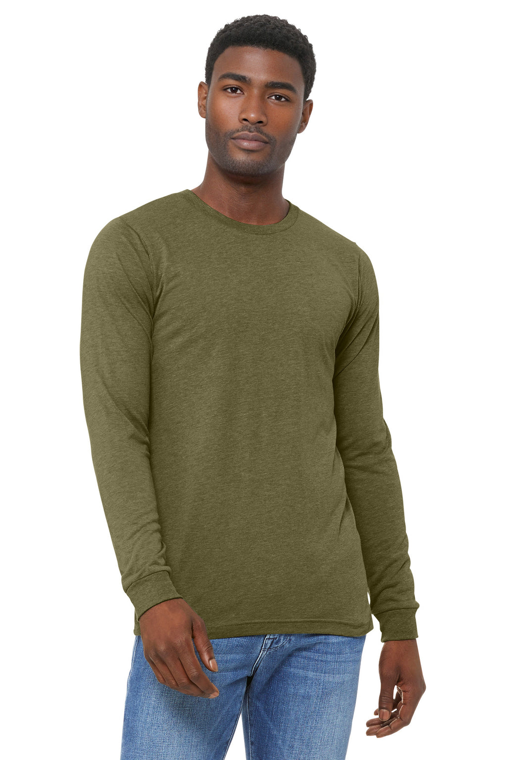 BELLA+CANVAS® Unisex Textured Jersey V-Neck Tee