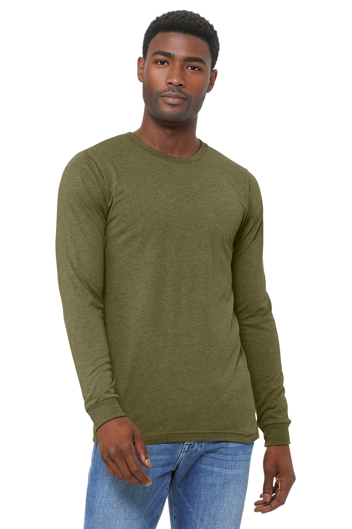 BELLA+CANVAS® Unisex Textured Jersey V-Neck Tee