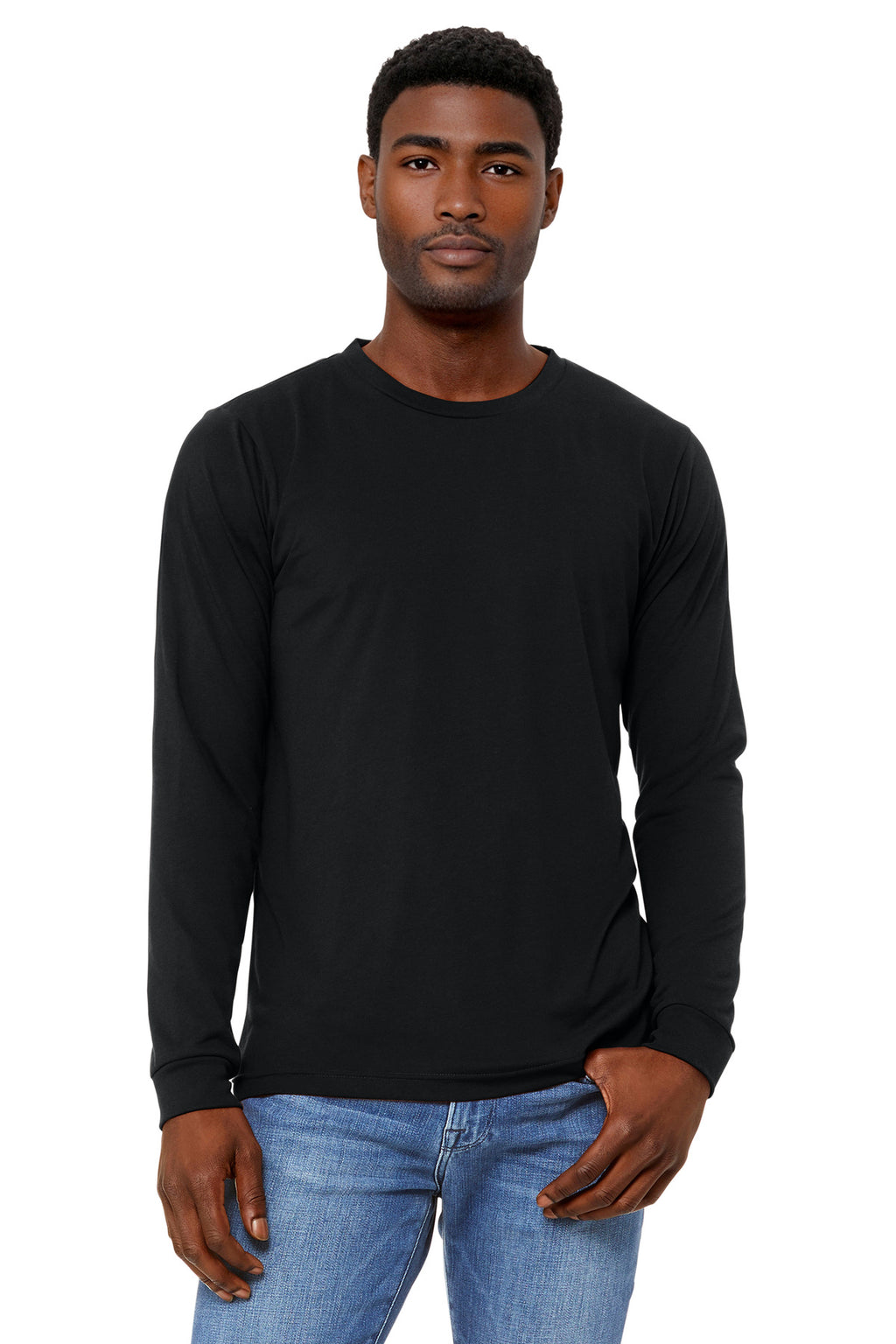 BELLA+CANVAS® Unisex Textured Jersey V-Neck Tee