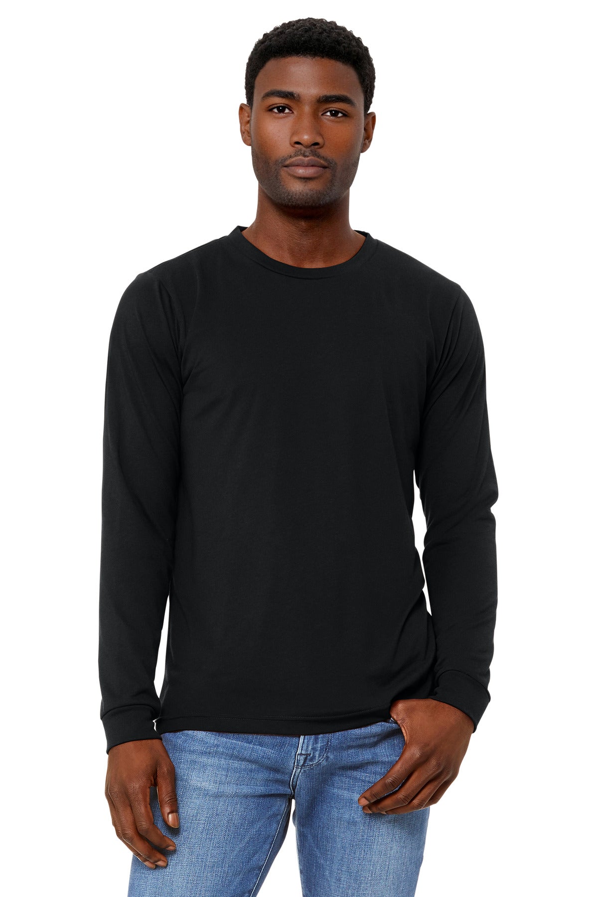 BELLA+CANVAS® Unisex Textured Jersey V-Neck Tee