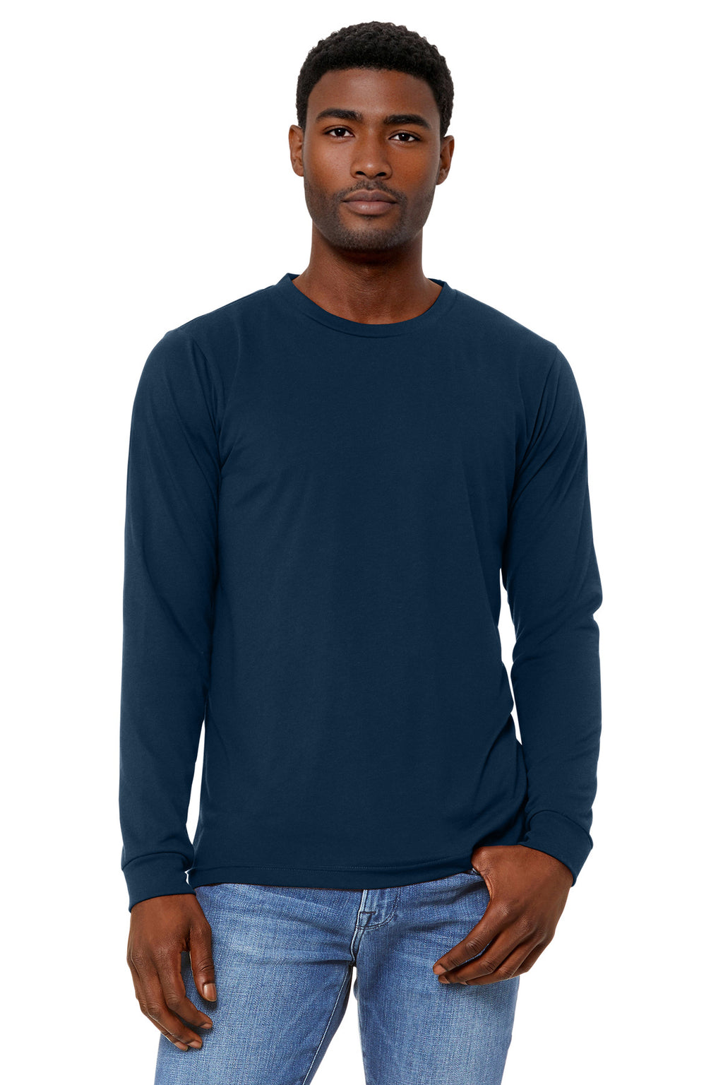 BELLA+CANVAS® Unisex Textured Jersey V-Neck Tee