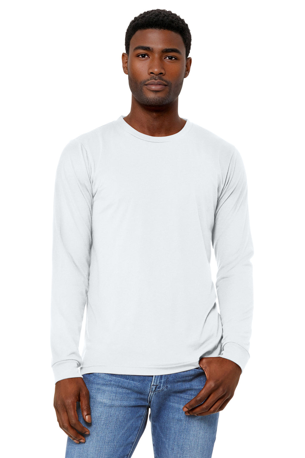 BELLA+CANVAS® Unisex Textured Jersey V-Neck Tee