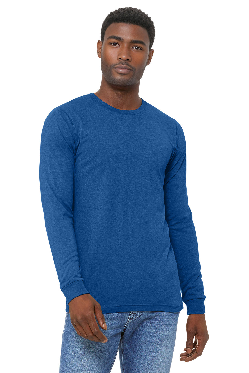 BELLA+CANVAS® Unisex Textured Jersey V-Neck Tee