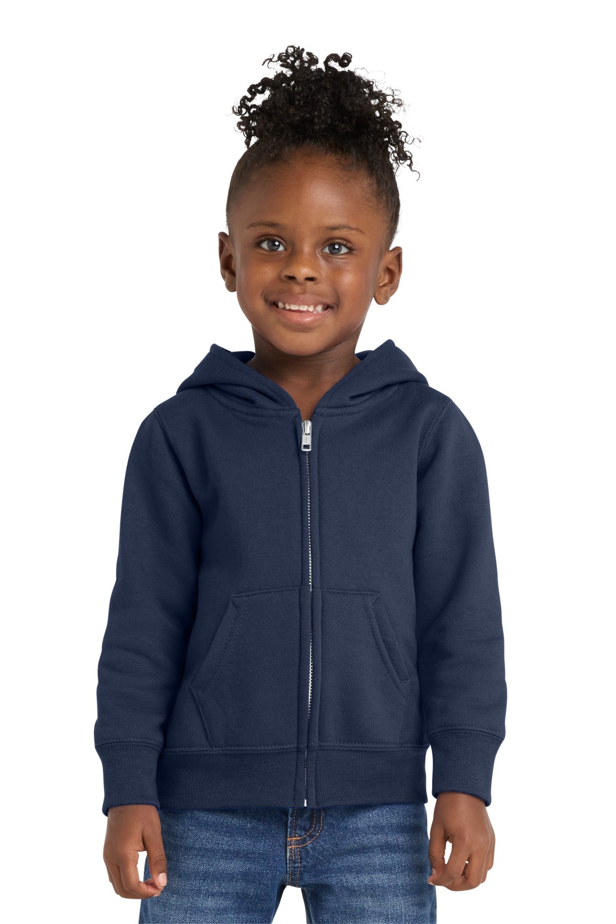 Port & Co Toddler Core Fleece Full-Zip Hooded Sweatshirt