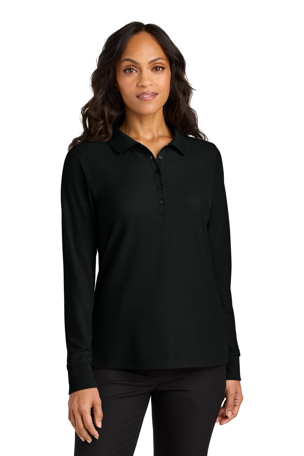 Port Authority® Women's Wearever Signature Pique Long Sleeve Polo