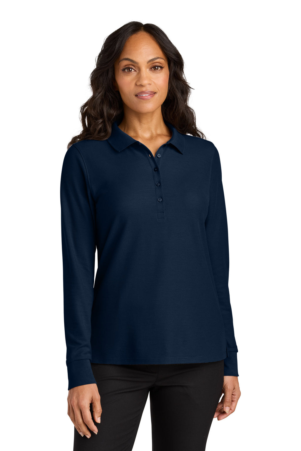 Port Authority® Women's Wearever Signature Pique Long Sleeve Polo
