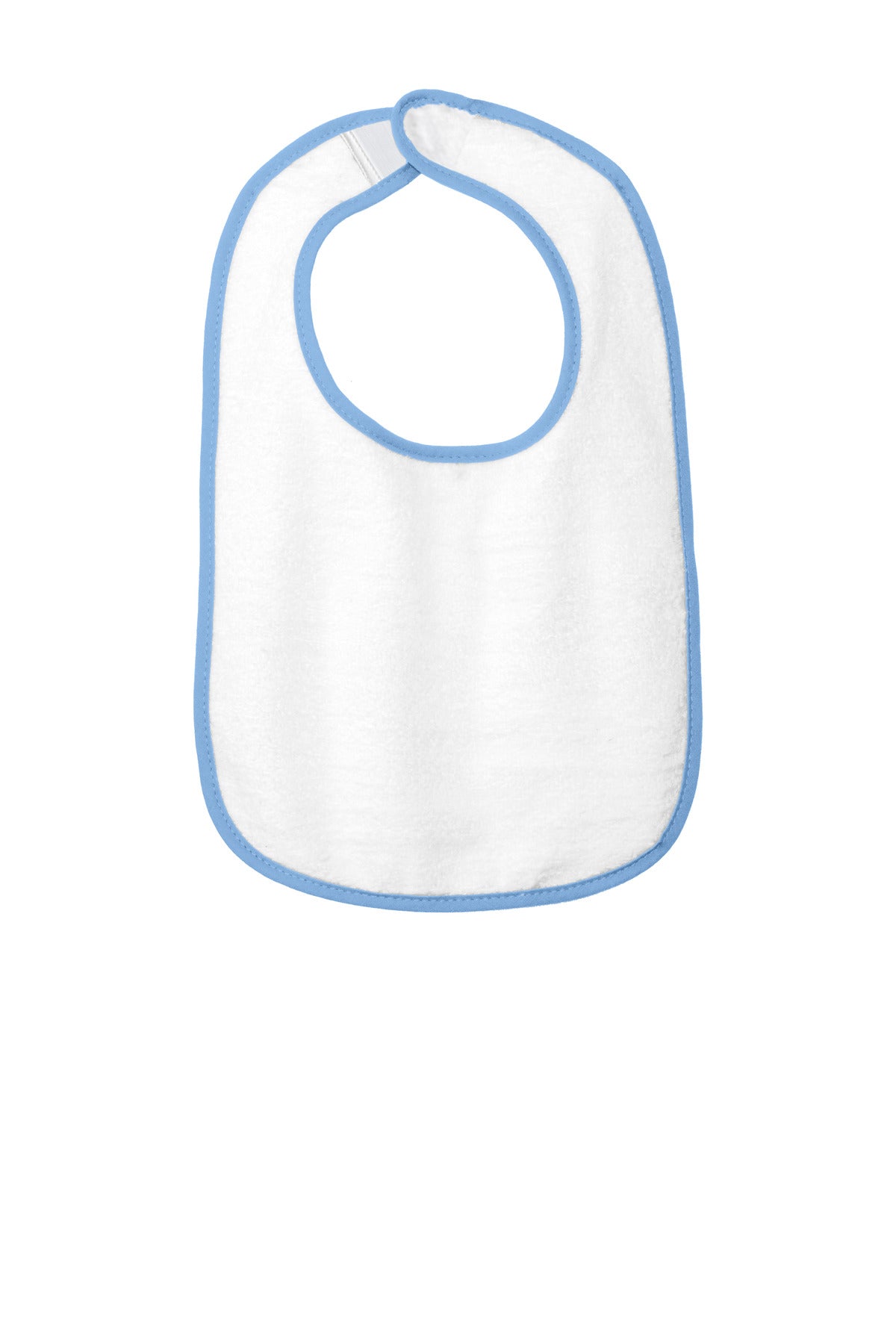 Rabbit Skins Infant Contrast Trim Terry Bib