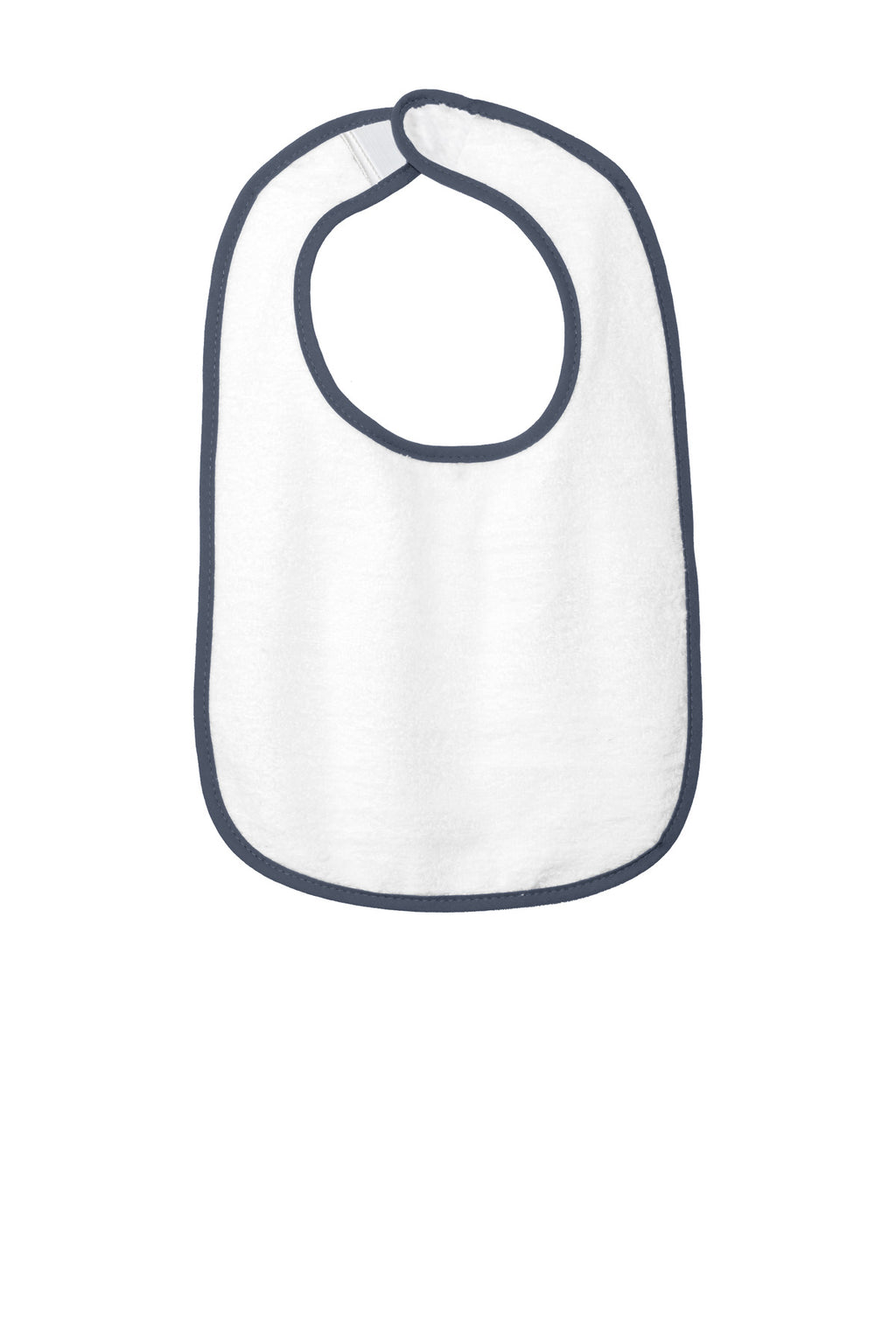Rabbit Skins Infant Contrast Trim Terry Bib