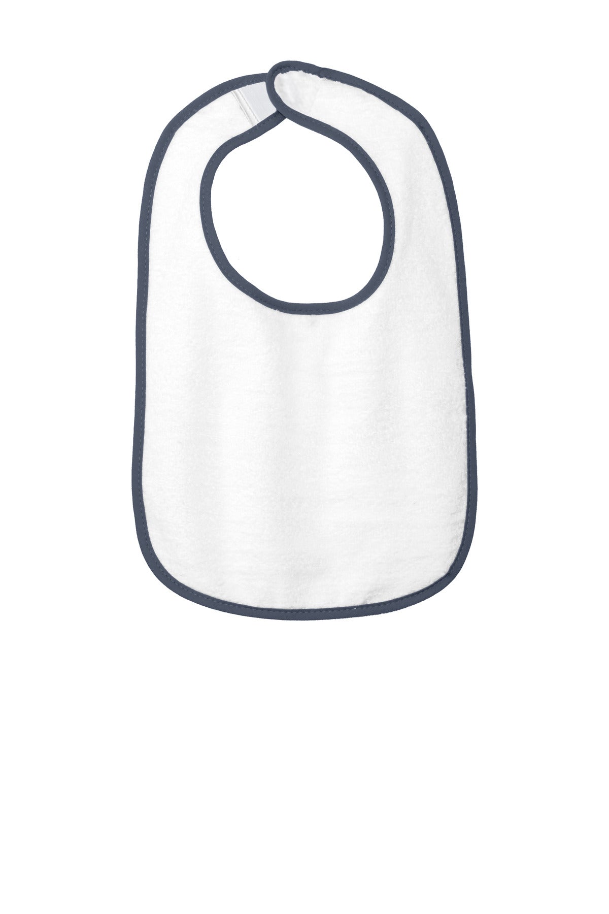 Rabbit Skins Infant Contrast Trim Terry Bib