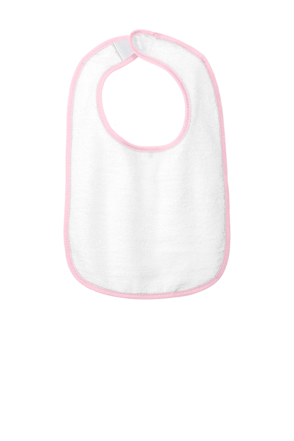 Rabbit Skins Infant Contrast Trim Terry Bib