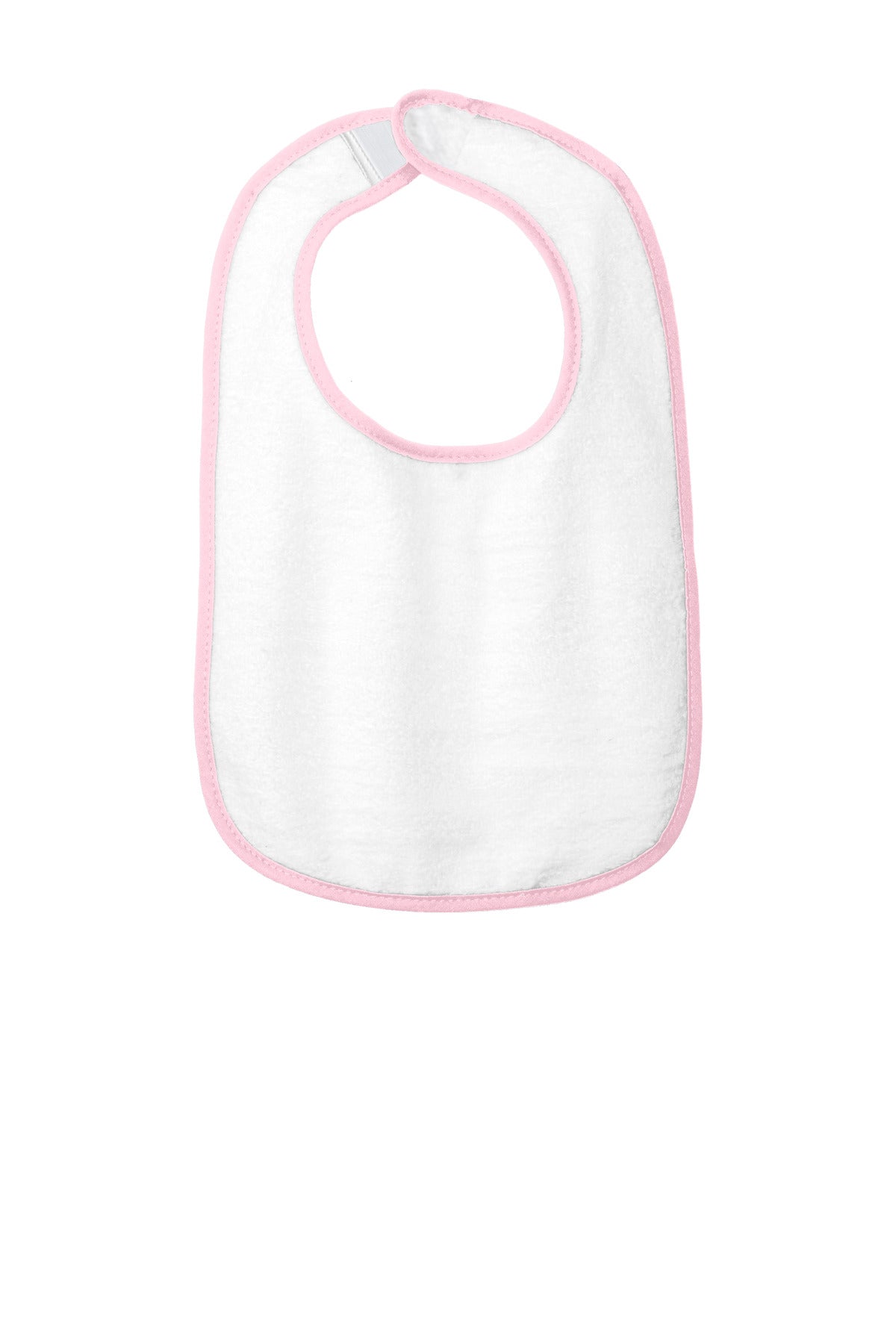 Rabbit Skins Infant Contrast Trim Terry Bib