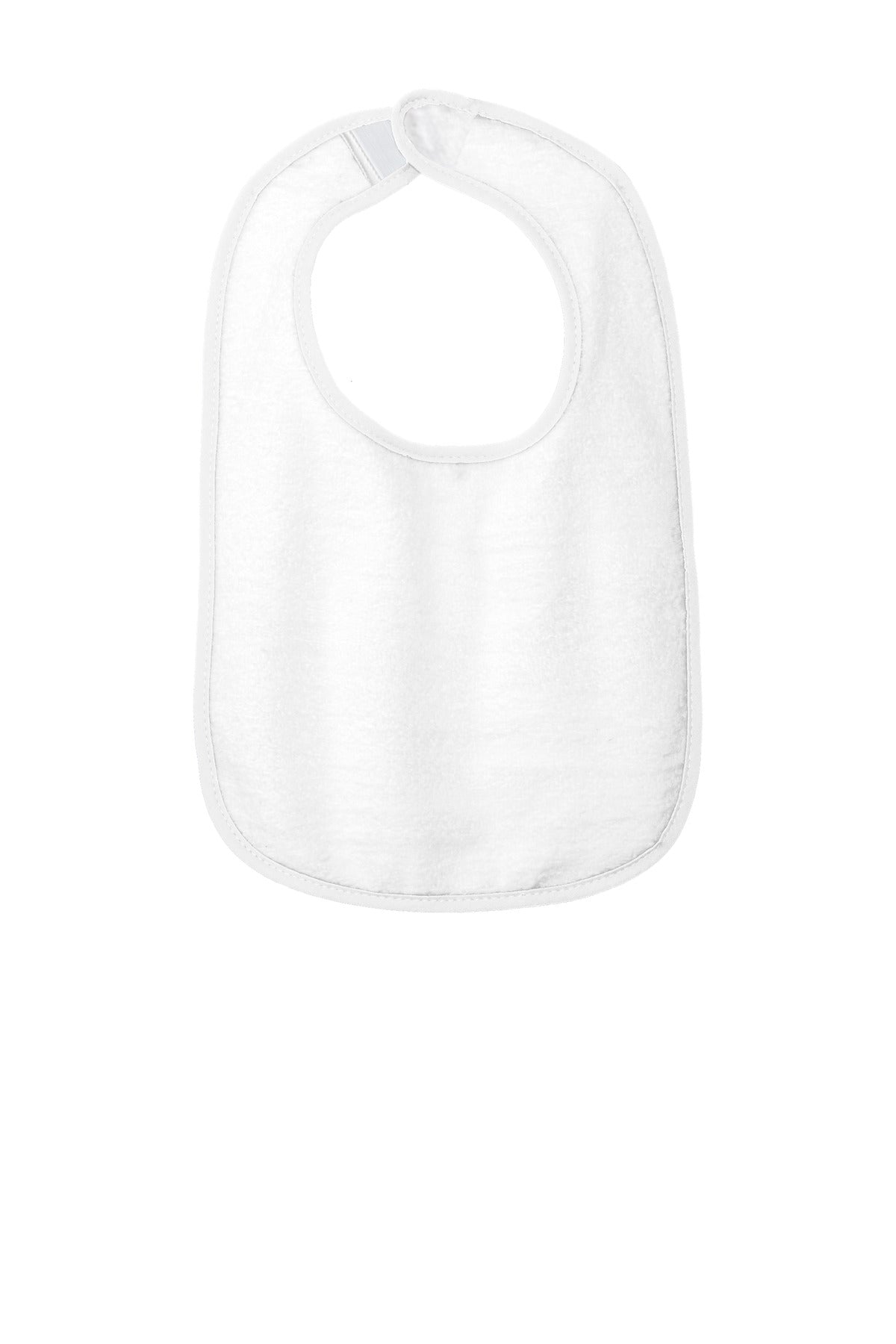 Rabbit Skins Infant Contrast Trim Terry Bib